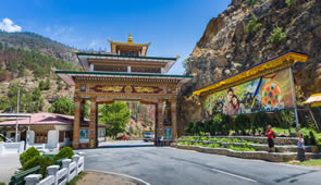 Das Thimphu Tor in Bhutan