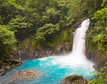Costa Rica Natonalpark Tenorio Wasserfall 