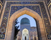 Gur Amir Mausoleum in Samarkand Uzbekistan
