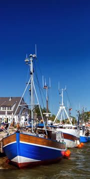 Hiddensee Hafen Fischerboote