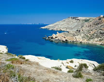 Landschaft der Insel Gozo