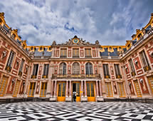 Marmorhof vom Schloss Versailles