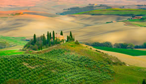 Landschaft der Toskana