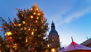 Weihnachtsmarkt in Riga 