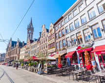 Korenmarkt in der Altstadt von Gent