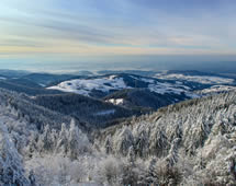 Winter im Schwarzwald Ausblick