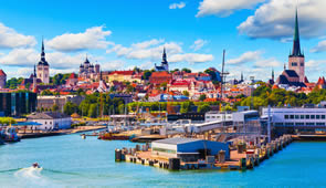 Blick auf Tallinn, Estland
