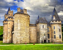 mittelalterliches Schloss in der Dordogne