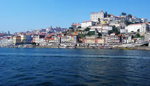 Portugal Porto Blick vom Meer