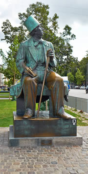 Statue von Hans Christian Andersen in Kopenhagen