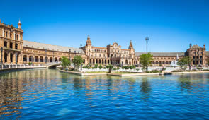 Spanischer Platz in Sevilla