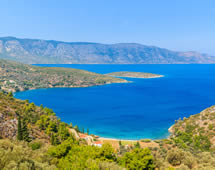 Meerblick von der Insel Samos