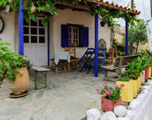 landestypische Haus auf Korfu
