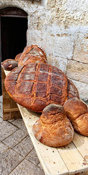 frisches Brot in Apulien