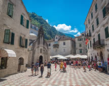 historische Innenstadt von Kotor in Montenegro
