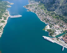 Bucht von Kotor in Montenegro 