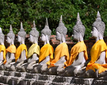 Thailand Ayutthaya Buddhas 