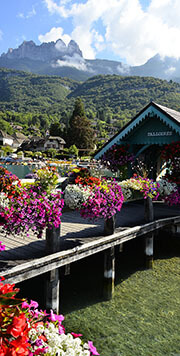 Frankreich Lake Annecy Bootshaus