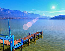 Frankreich Lake Annecy
