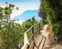 Wanderweg im Nationalpark Cinque Terre