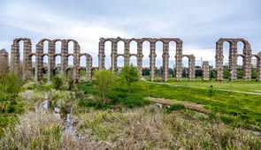 Aqueduct in Merida, Extremadura