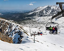 Skilift in Zakopane hohe Tatra
