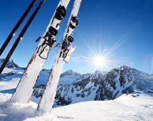 Südtirol Winterlandschaft Ski