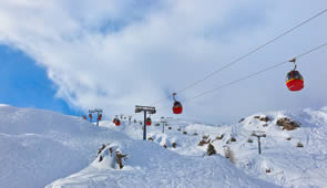 Skilift im Salzburger Skigebiet